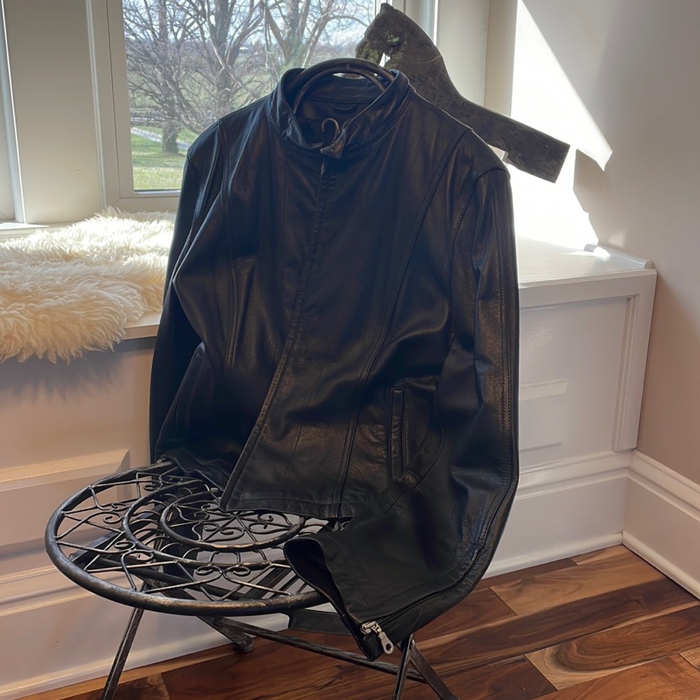 Brand new 18 year old leather jacket
